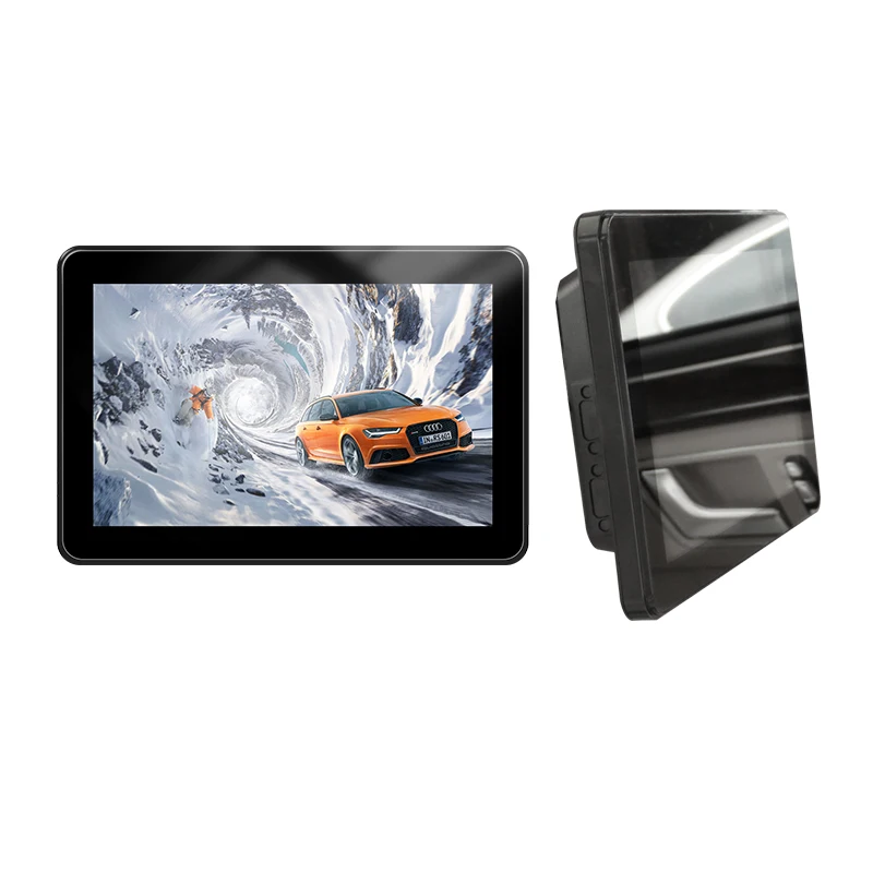 10.1inch Android WIFI OS taxi advertising screen with bracket 12v 24v