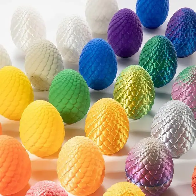 Desk Toys Easter Egg, 3D Printed Dragon, 3D Dragon Eggs with Dragon Inside, Dragon Toy Dragon Egg Fidget Toy, Fidget Toys