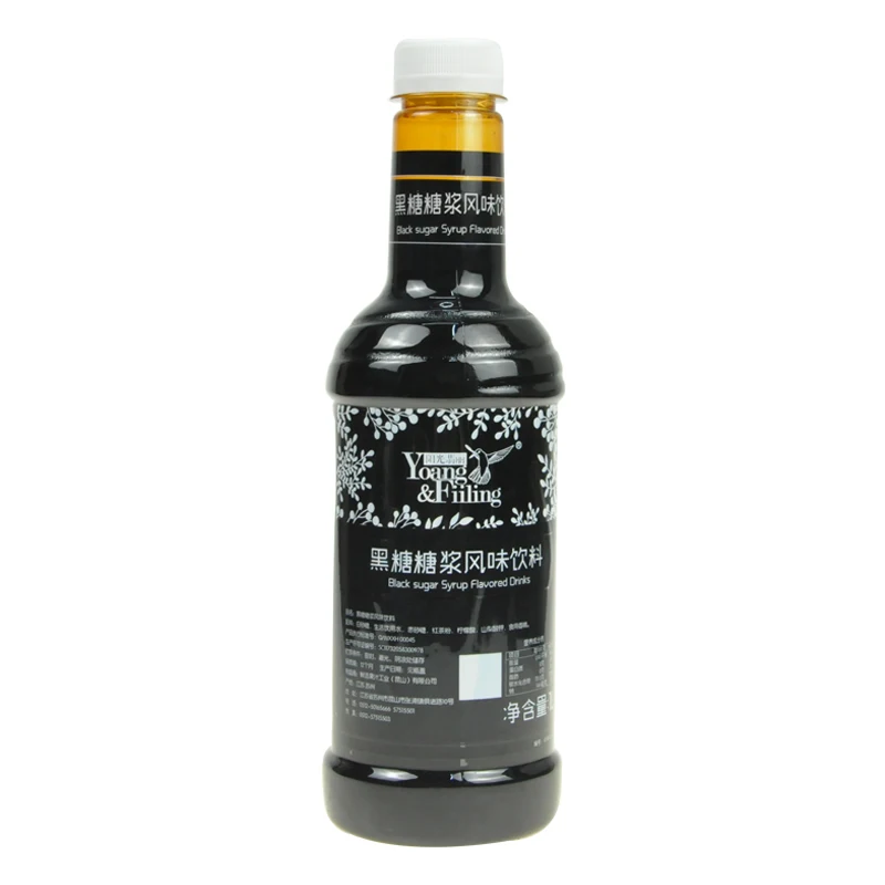 Black sugar syrup milk tea special coffee raw material fructose flavored syrup milk tea raw material