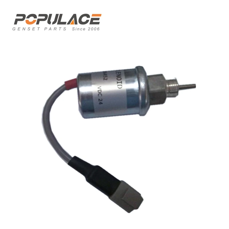 shut off solenoid generator accessories generator parts push pull solenoid 24v 12v cat solenoid valve u85206452