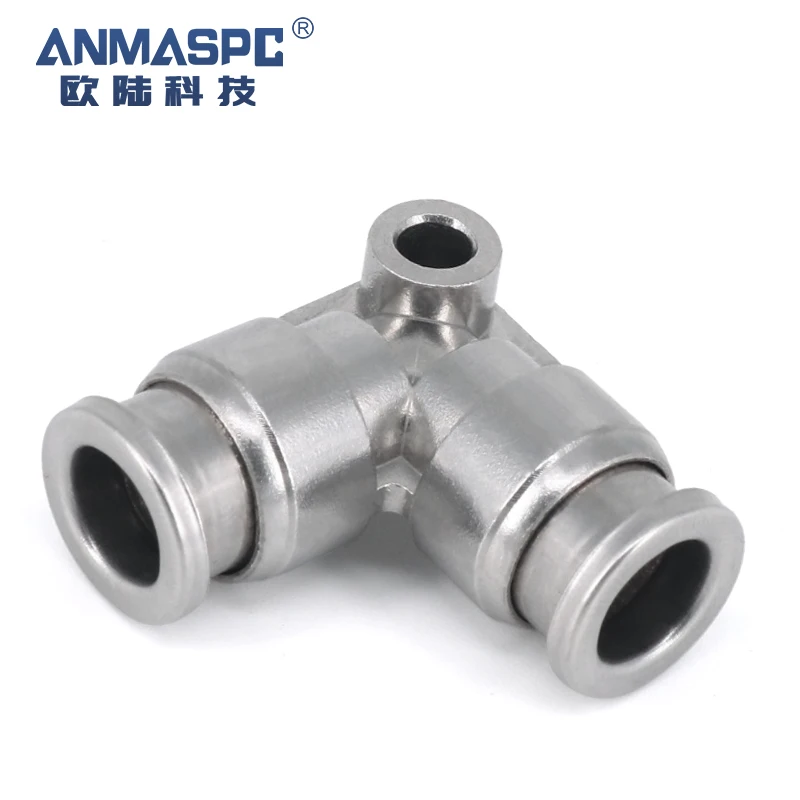 PM/PU/PV/PE/PY Quick Connect SMC Type Pneumatic Straight/Elbow Fittings Stainless Steel Push in Pipe Fitting