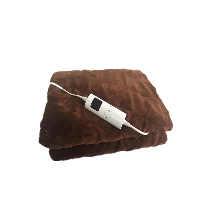 Электрический плед с подогревом и съемным контроллером, 50*60 дюймов, европейский рынок