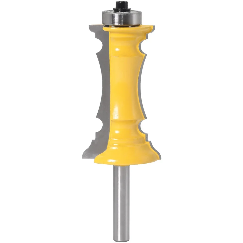 1pc 8mm Shank Mitered Door Molding & Chair Rail Router Bit Line Door knife Tenon Cutter for Woodworking Tools