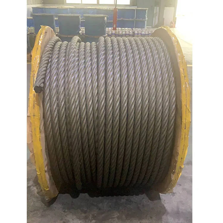 8x4x14 Flat steel wire rope for  mining