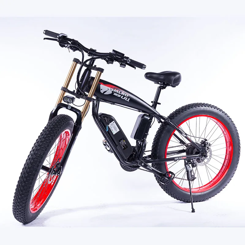 2020 крутой 26 дюймов шин для снега EBIKE 48v 1000w горный электрический велосипед с большой емкостью литиевая батарея мощная