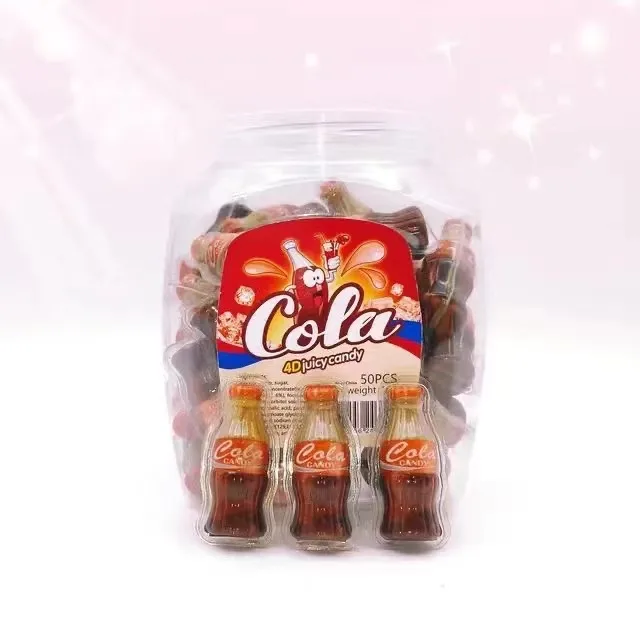 Customization Cola Sp-rite Fanta Taste Gummy Candy Sweets Candy Good Taste Manufacturer Wholesale Delicious Candy