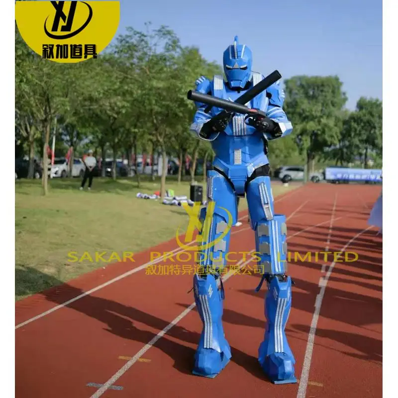 Free Shipping LMD Led Robot Suits Traje Party Giant Disfraz de Robot DJ Costume for Party
