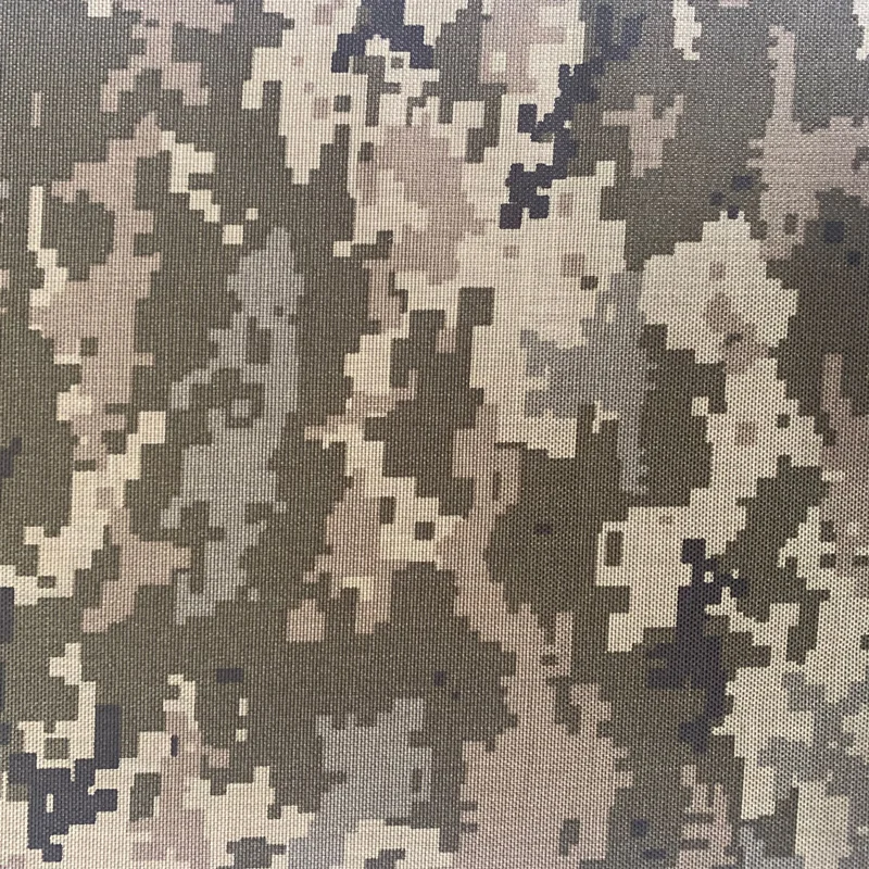 100%n oxford 1000D*1000D wr pu1000 295GSM backpack camouflage printed oxford nylon fabric