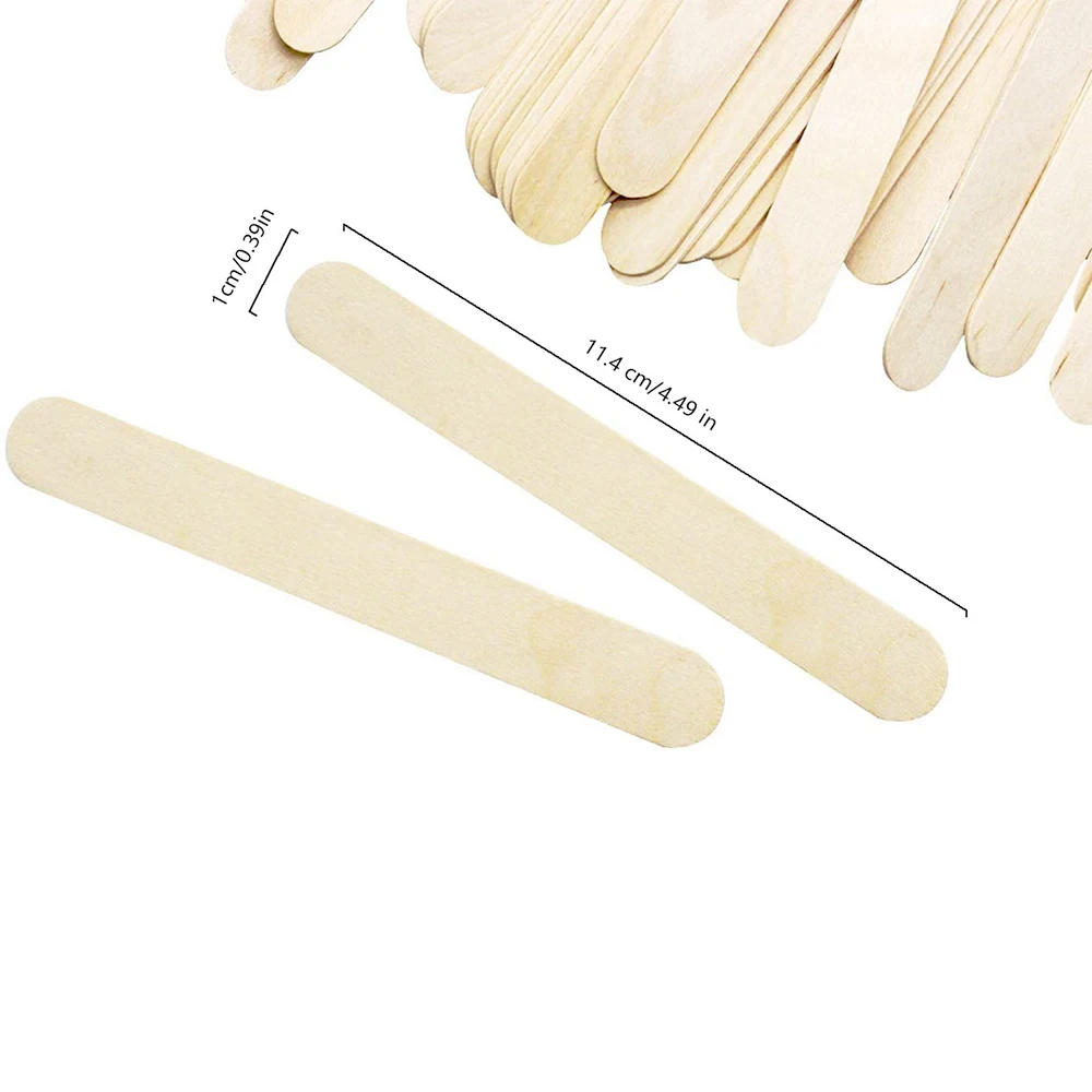 Small Wooden Ice Cream Stick Popsicle Stick Ice Cream Ice Cream Maskstick