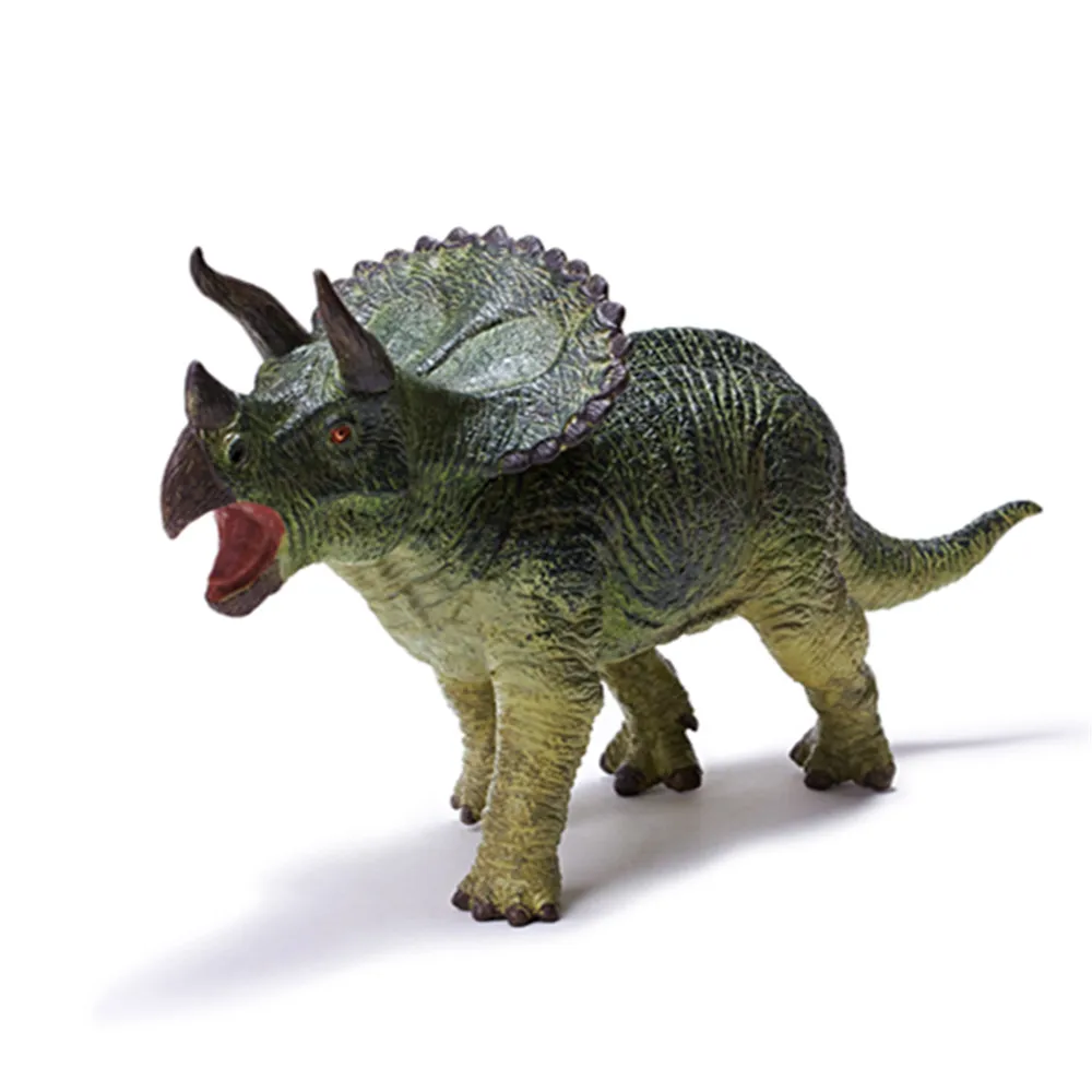 Игрушка Triceratops, оптовый поставщик, персонализированная фигурка куклы, Реалистичная образовательная фигурка, украшение для офиса