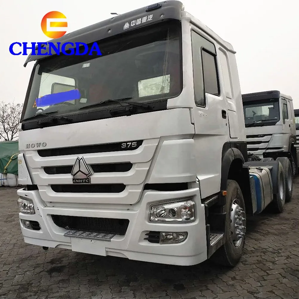 Original Condition HOWO Used Tow Truck 6x4 371-450HP Tractor Truck