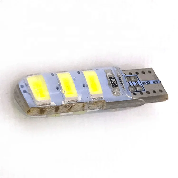 Customization Super Bright DC12V T10 5630 6 LED Bulbs Reverse Light W5W 194 Auto Width Lights White T10 Led For Cars