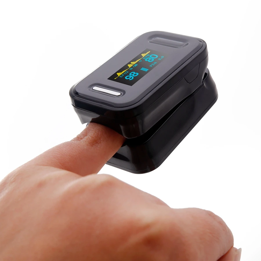 OLED blood fingertip oximeter digital CE ISO approved pulse oximeter