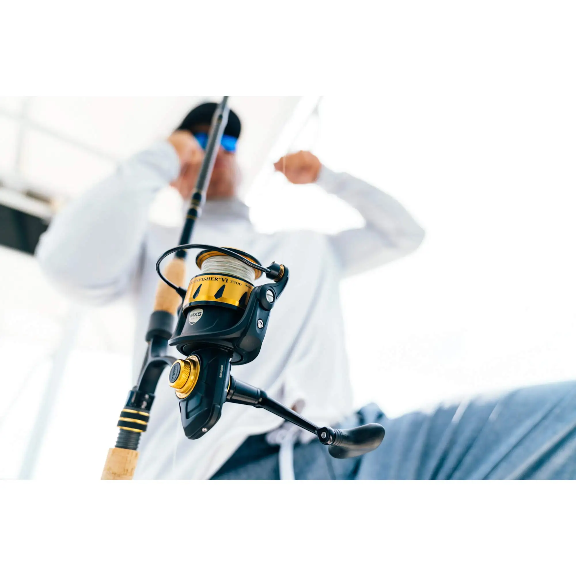 PENN SSVI SSV Fishing Reel Large Fishing Reel for Boat Jigging Corrosion Protection Seawater Heavy Spinning Wheel Max13kg Tackle