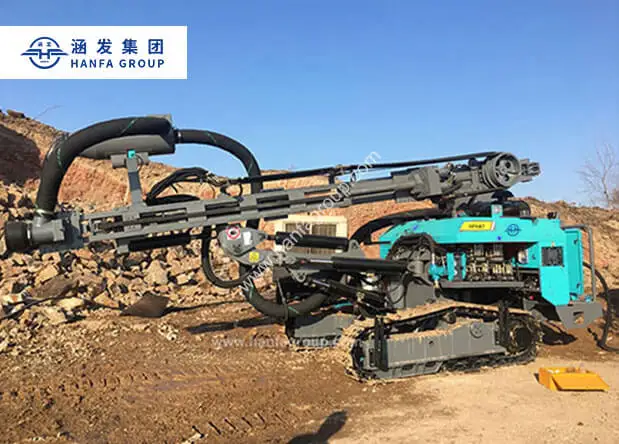 Карьерная руда гусеничная гидравлическая DTH установка для бурения отверстий 30 м