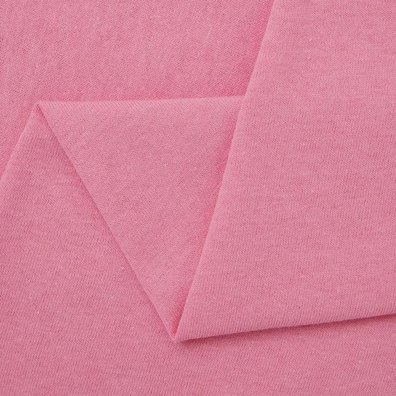 
COTTON JERSEY KNITTED FABRIC PLAIN FABRIC 140GSM SPRING AND SUMMER FASHION SHORT T-SHIRT FABRIC IN STOCK 