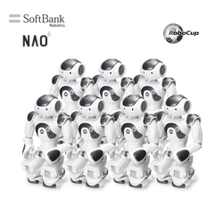 SoftBank Robotics Smart Robot NAO, Humanoid Programmable for Robocup 2022 7 vs 7 Standard Platform League, Pack of 7