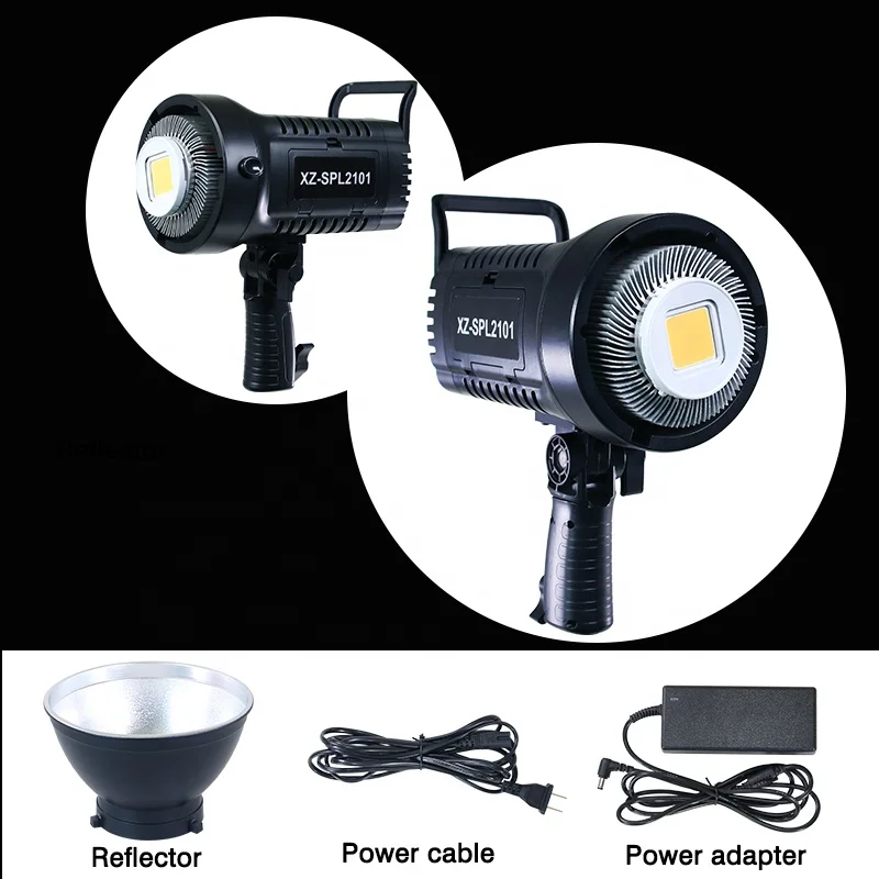 150w High Power Portable Studio Photography Fill Light Sunlamp Remote Control Film Shooting Studio Video Lights