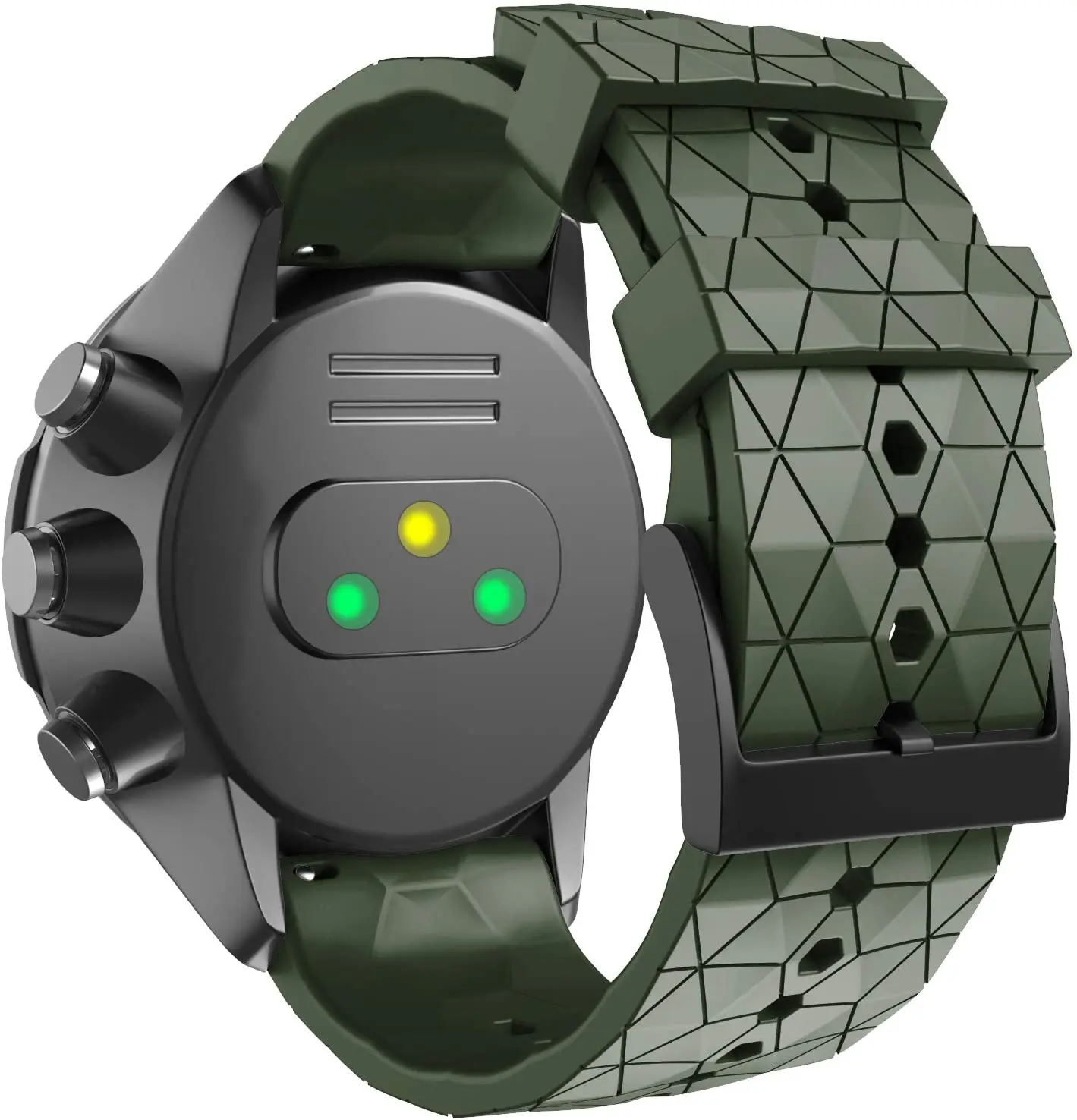 for Suunto 9 Spartan Suunto 9 silicone Band, Soft Silicone Replacement Strap Wristband for Suunto 9 Baro