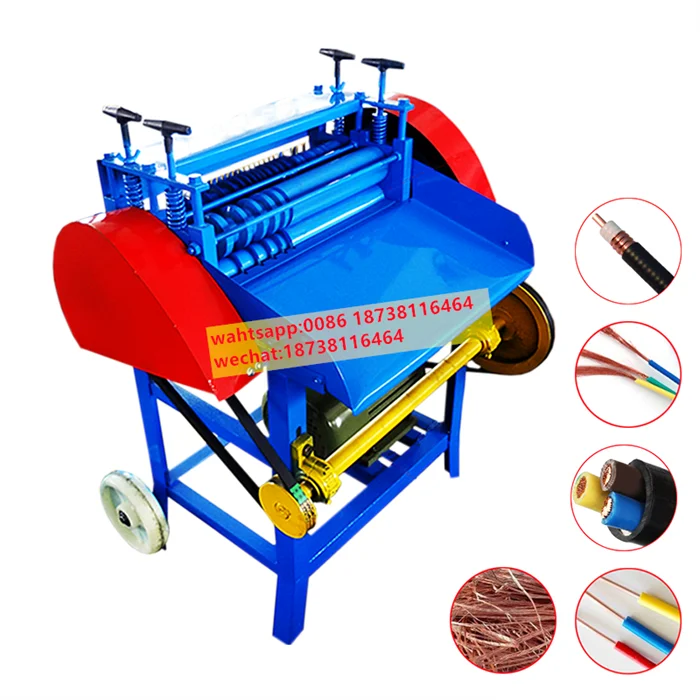 Factory price Waste copper cable wire stripping machine scrap cable stripper Old electric wire peeling machine