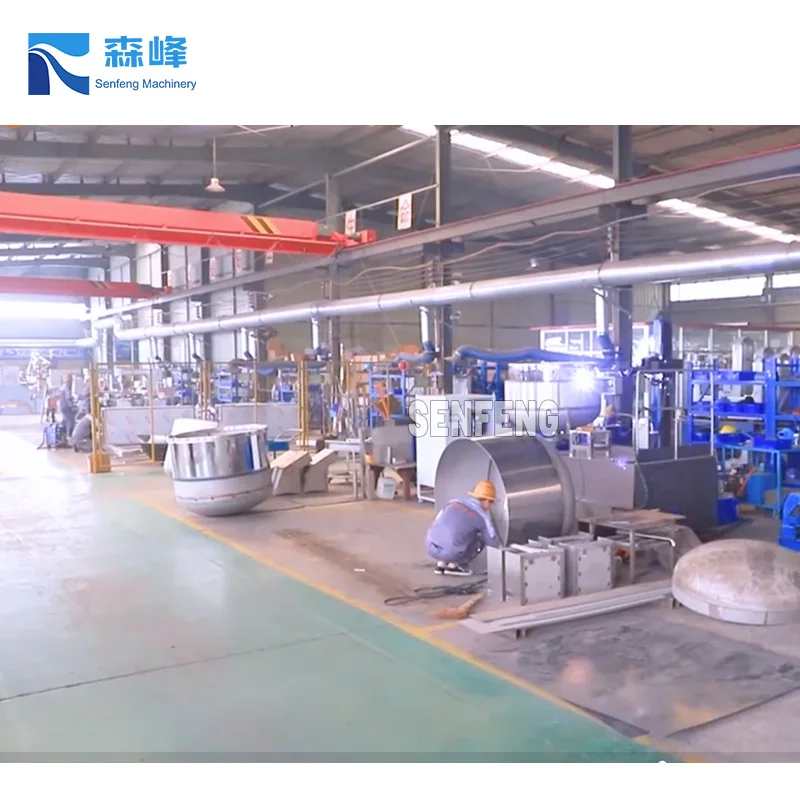 Fully Automatic Operation Planetary Stainless Steel Stirring Frying Wok Food Mixers Machines