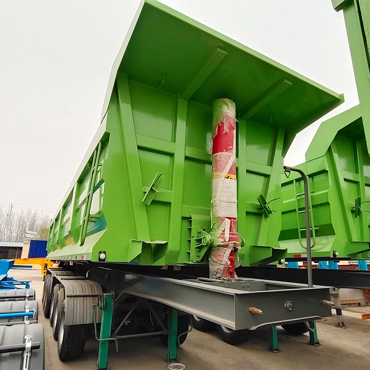 Truck Pull Dump Trailer For Truck Roll Off Dump Truck Trailer