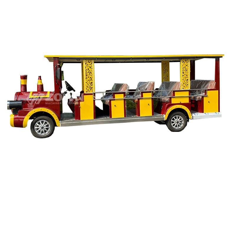 Classic Small Train Series Scenic Spots Amusement Park Bus Playground Bus Electric Shuttle Tourist Sightseeing City School Bus
