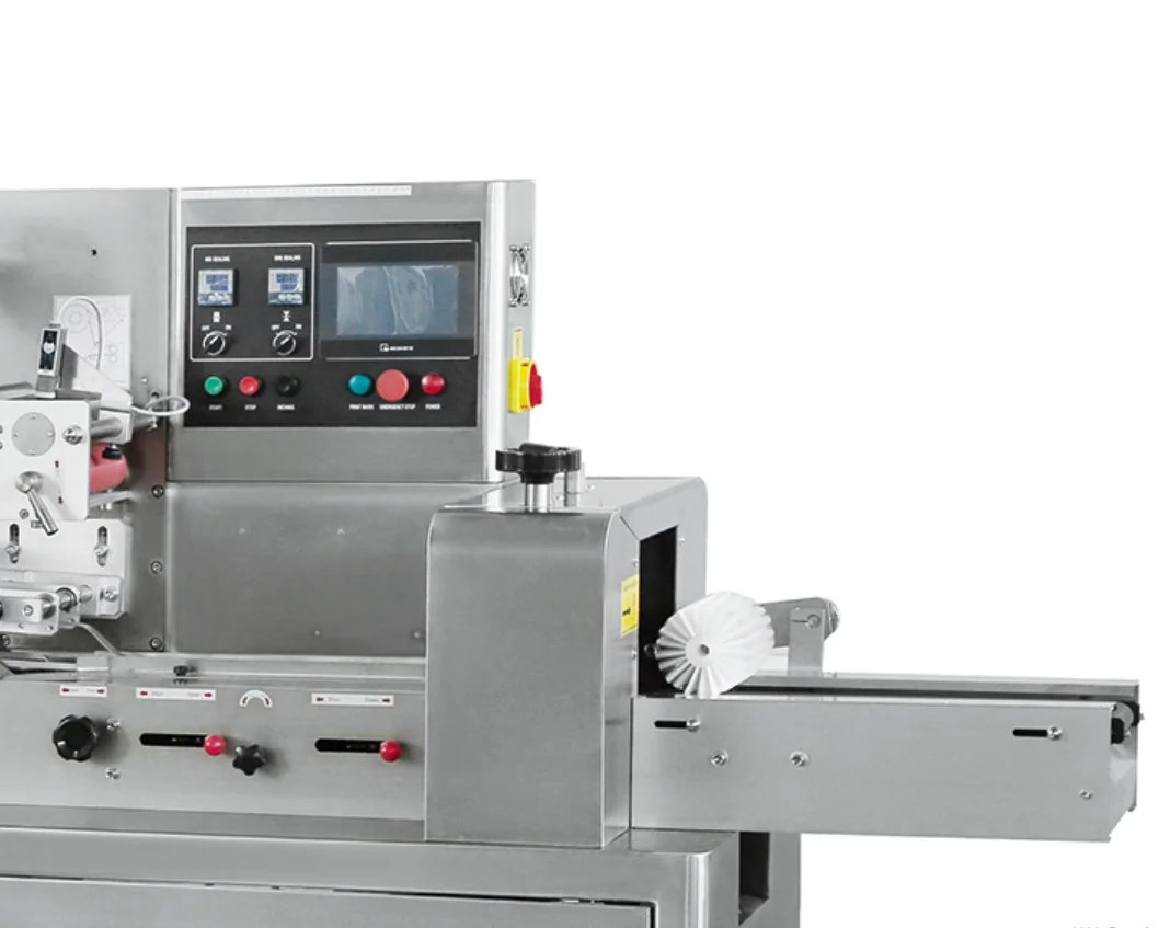 High Speed Flow Pack Small Cotton Soft Hard Lollipop Pillow Small Wrapping Packaging Machinery Candy Horizontal Packing Machine