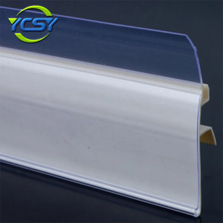 plastic shelf edge label holder