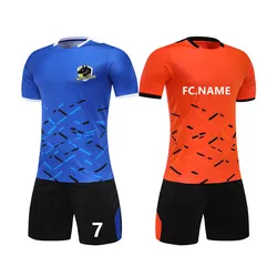 Custom Japan blank Big and Tall Football Shirts Shorts Soccer Jerseys Set online