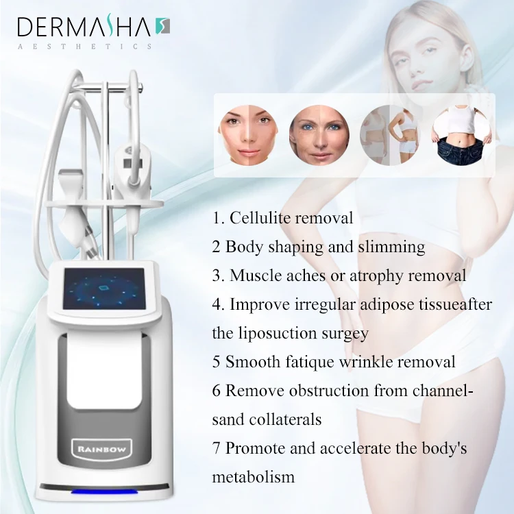 RF Vacuum 80K Cavitation Burning Body Slimming Machine for Beauty Equipment Body Roll Shape Machine Burn Fat Belly