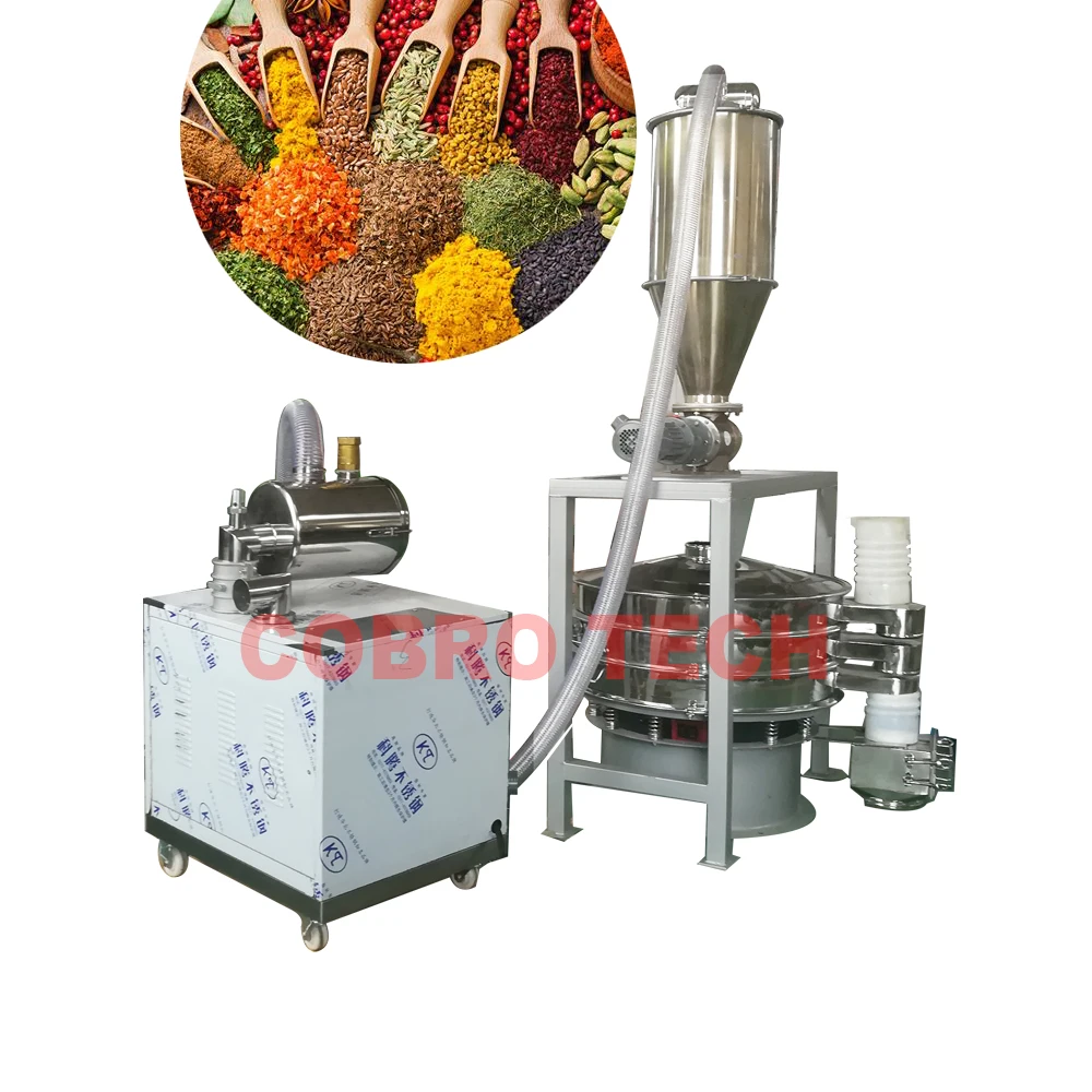 Long Distances Automatic Electric Sugar Vacuum Conveyor Coffee Beans Vacuum Feeder Cocoa Powder Pneumatic Conveyor