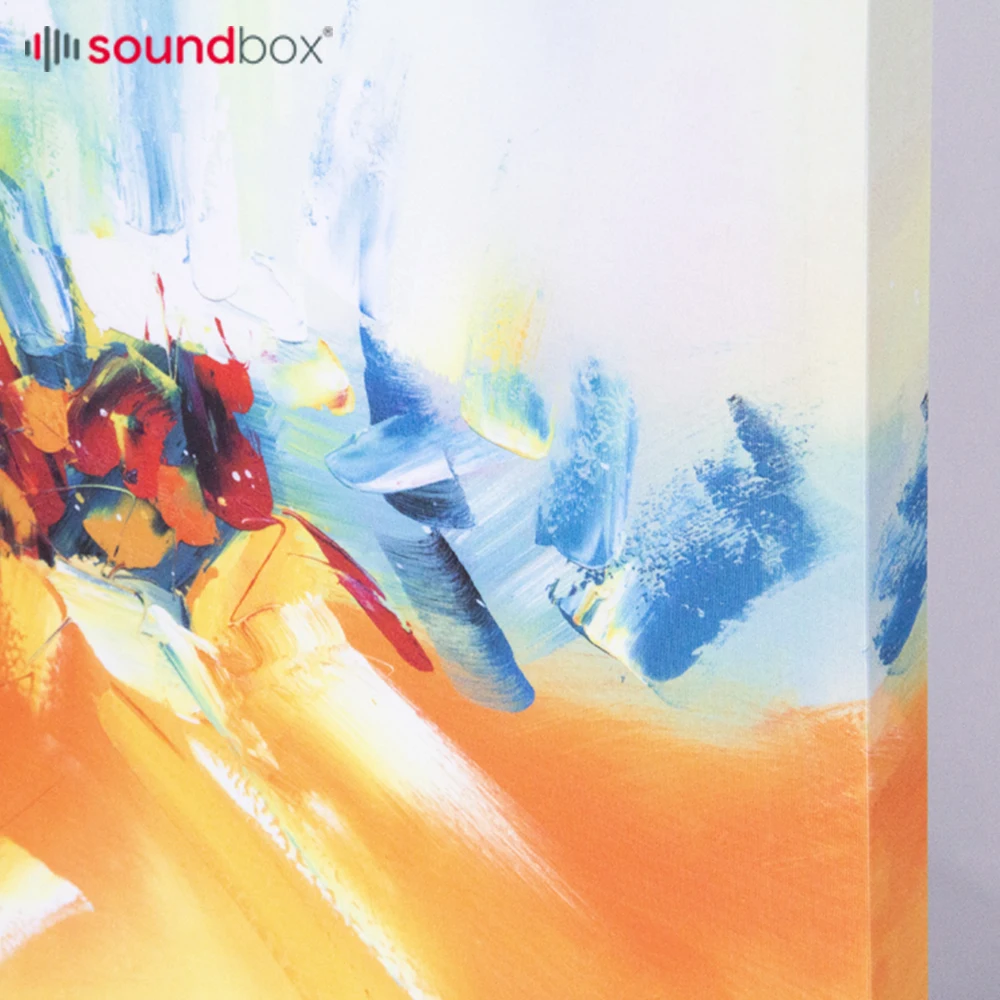 Soundbox Green Environmental Soundproof Wall Panels Sound Absorbing Decorative Acoustical Art Panel