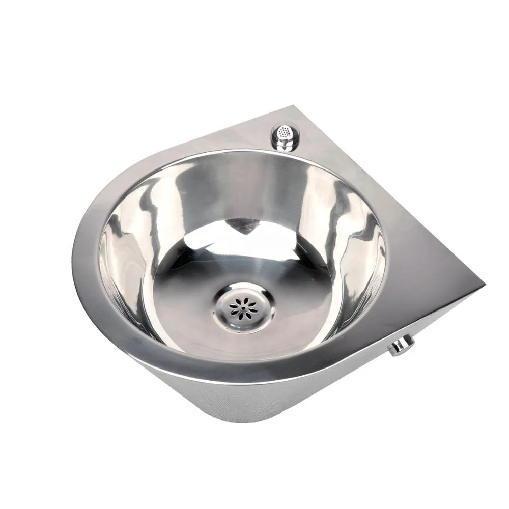 YUSUN Prison Jail High Security Wall Mounted Stainless Steel Wash Basin