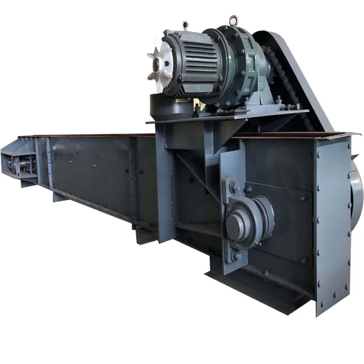 
 Сверхмощный металлический цепной конвейер из нержавеющей стали со скребковым лифтом  