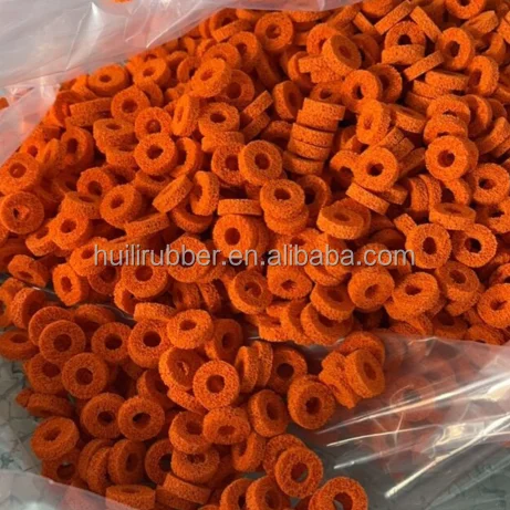 Customized open cell natural rubber foam ring sponge gasket