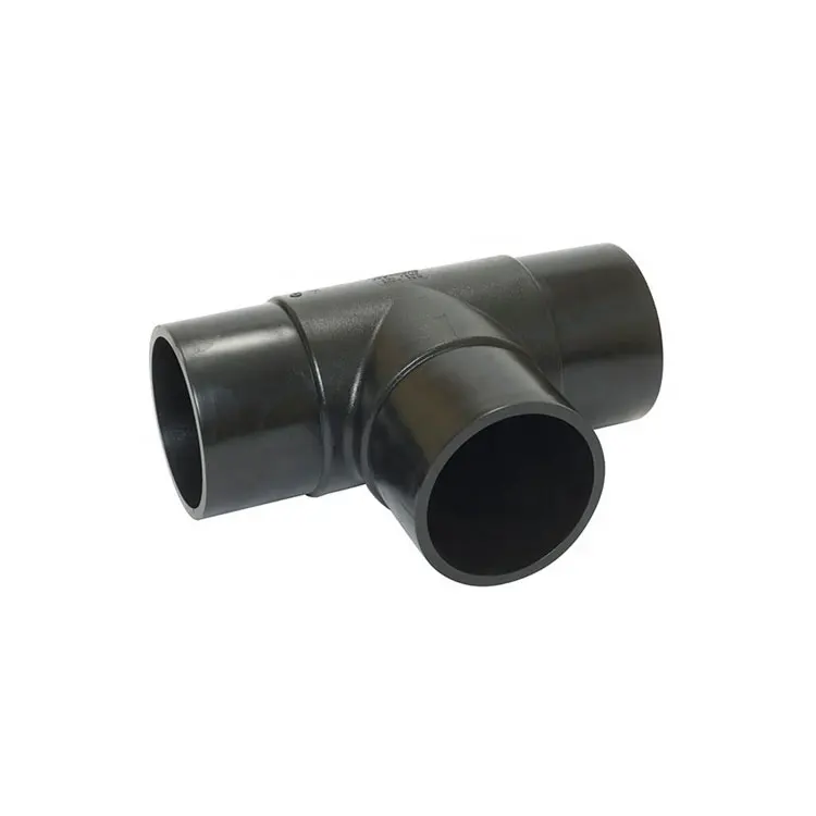 hdpe fittings cross pipe tee joints for pipe connection