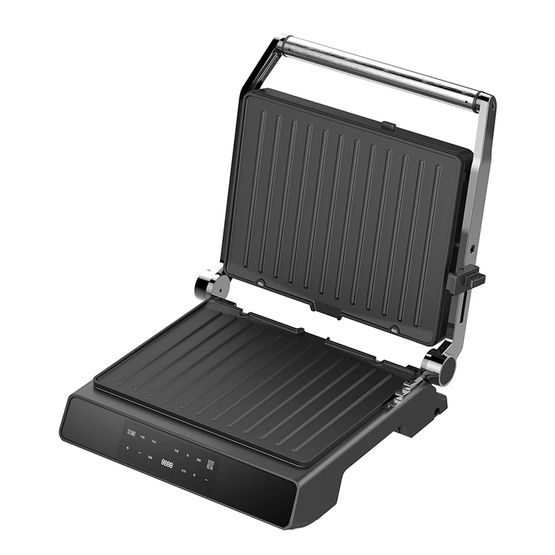 factory wholesale 2200w muti-function oilless cool touch handle Grill 4 Slice Detachable Contact Gril with pp panel
