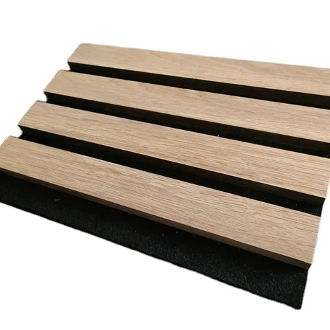 Best price hot selling 3d Modern Design Acoustic Panels Karaoke Room Wood/MDF/Polyester Slats Free Samples Available