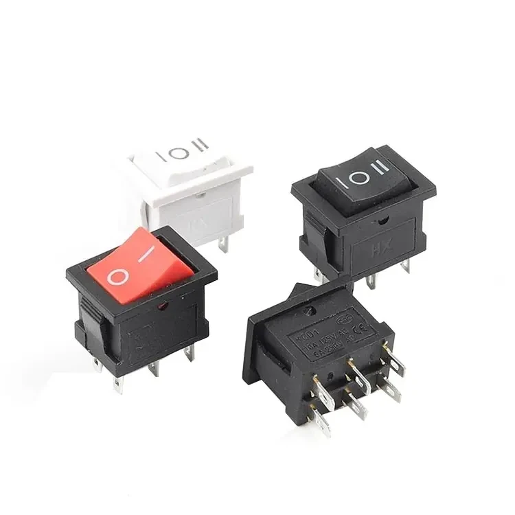SPDT rocker switch on off on 3 pin KCD 12v rocker switch