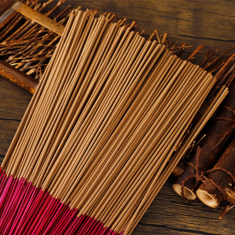 Stick Incense Worship Incense Home Guanyin God of Wealth Worship Buddha Incense Oud Insects Leak Agarwood Bamboo Natural Wood