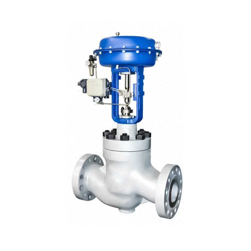 Single-seated Flow Diaphragm Control Modulating Valve Steam Pressure Regulating Pneumatic Globe Valve