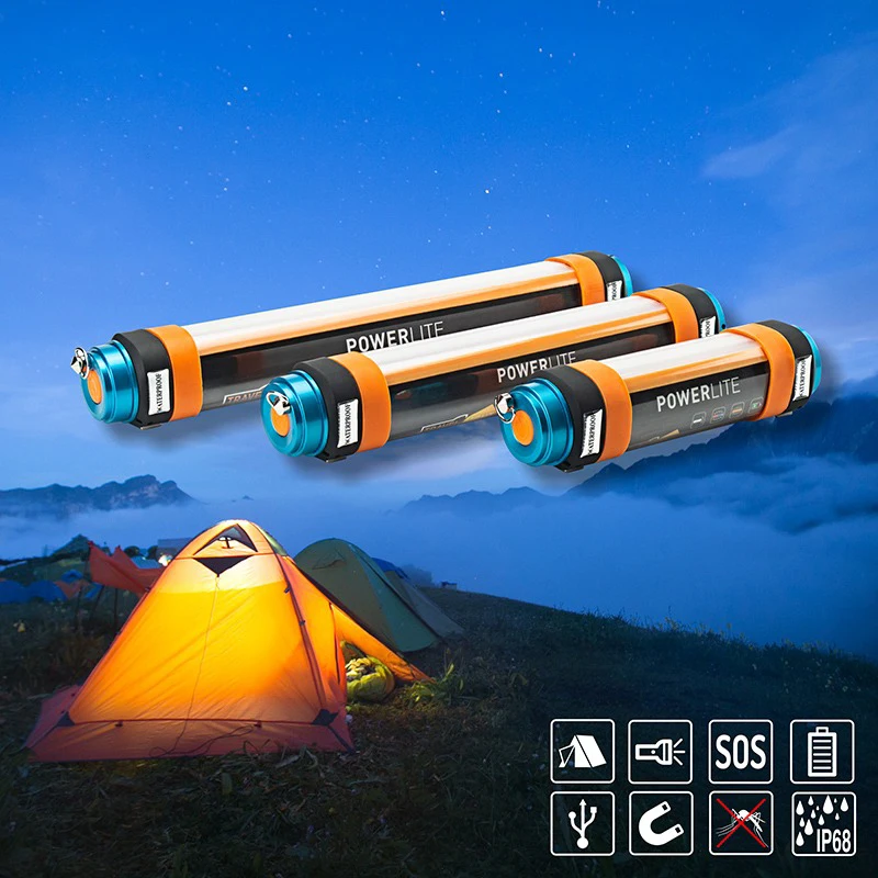 outdoor portable led camping lantern usb rechargeable emergency magnetic flashlight battery torch hunting light search lamp