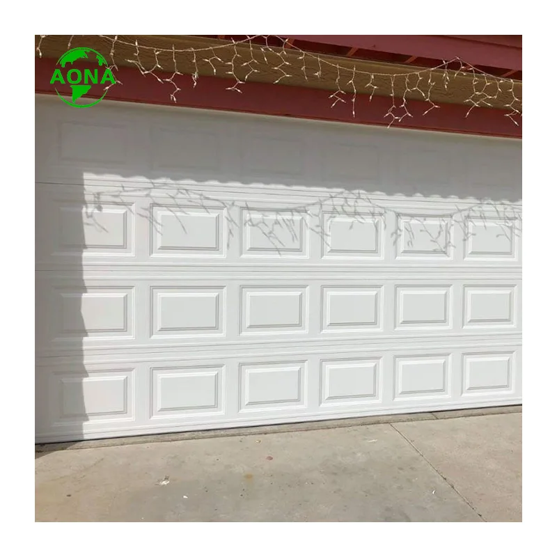 Modern Design Galvanized Steel Insulated Overhead Garage Door