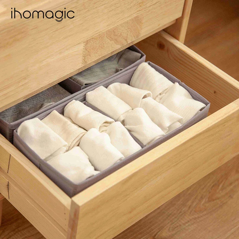 Home Use Foldable Closet Organizer Drawers Underwear Storage Bins