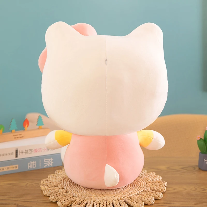 Rainbow KT Cat Plush Toy Creative Doll Customized Filling Animal PP Cotton Soft Toy for Baby Toys Warm and Exquisite