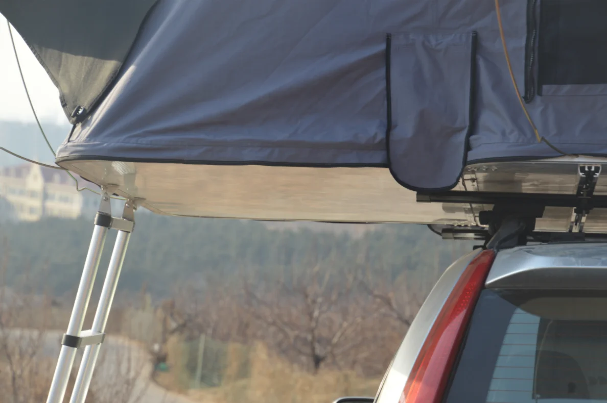 Newest Glass fiber reinforced  Roof Top Fabric Tent With Hard Shell quality nice Made in China OEM Making