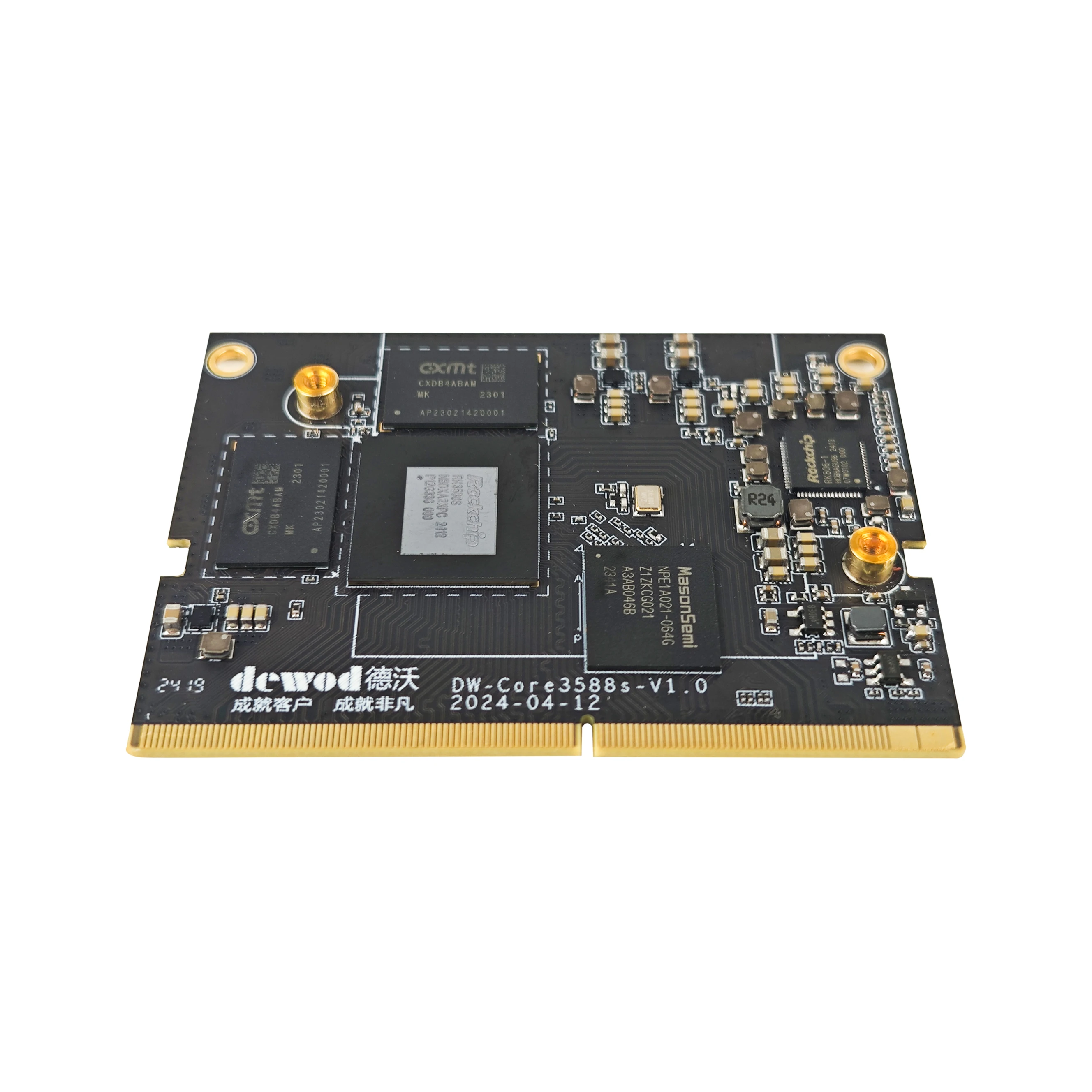 Производитель DEWO, универсальная материнская плата Android TV, промышленная RK3568 Core Circle Android, дисплей и материнская плата