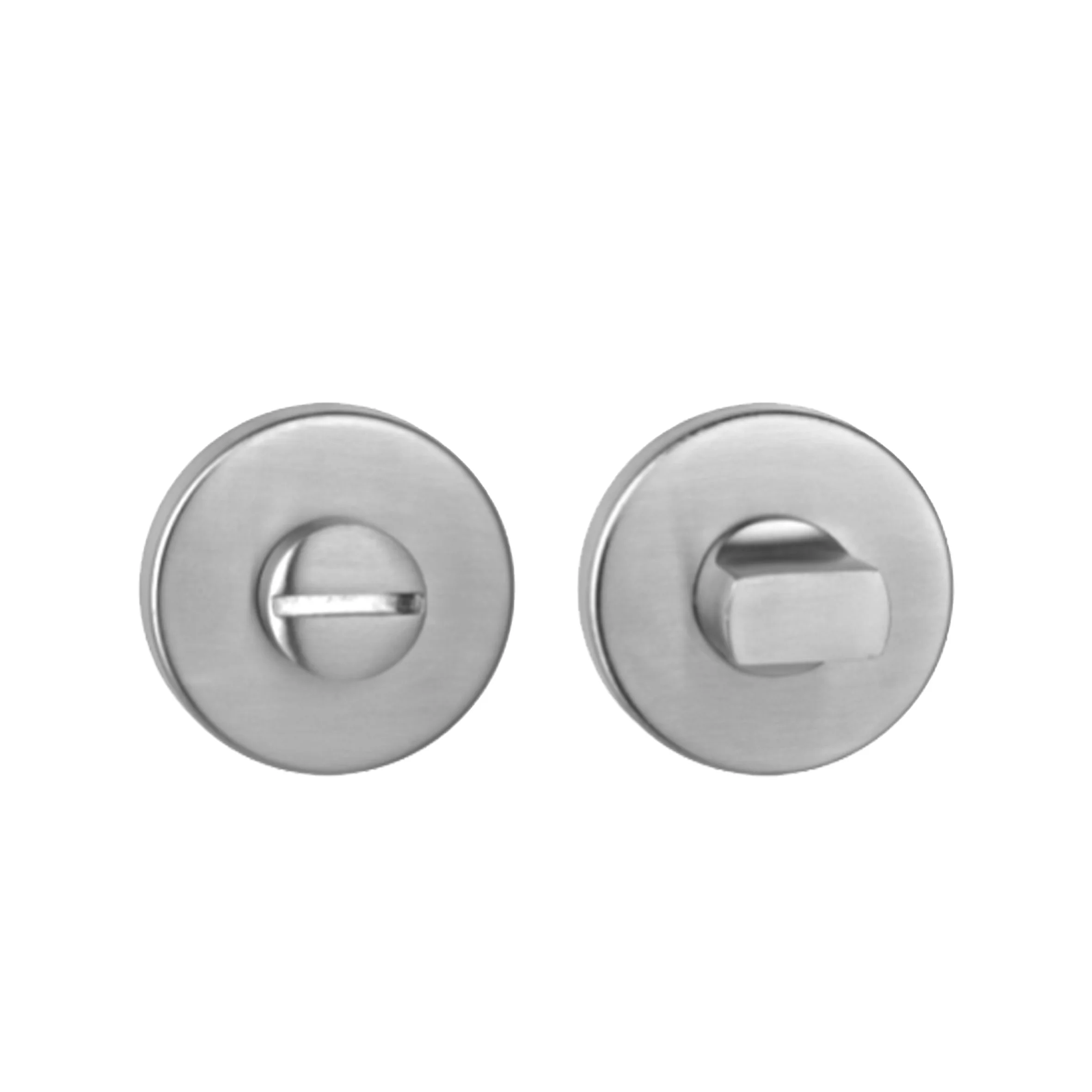 Round Stainless Steel   Public Door Lock WC Turn  Knob Handle