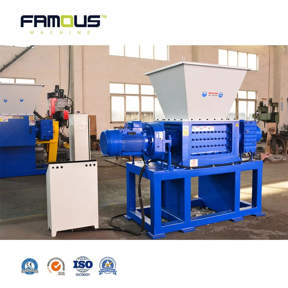 Two/Double/Twin Shaft Shredder for Used Tires/Wood/Soild Waste/Plastic/Metal Scraps